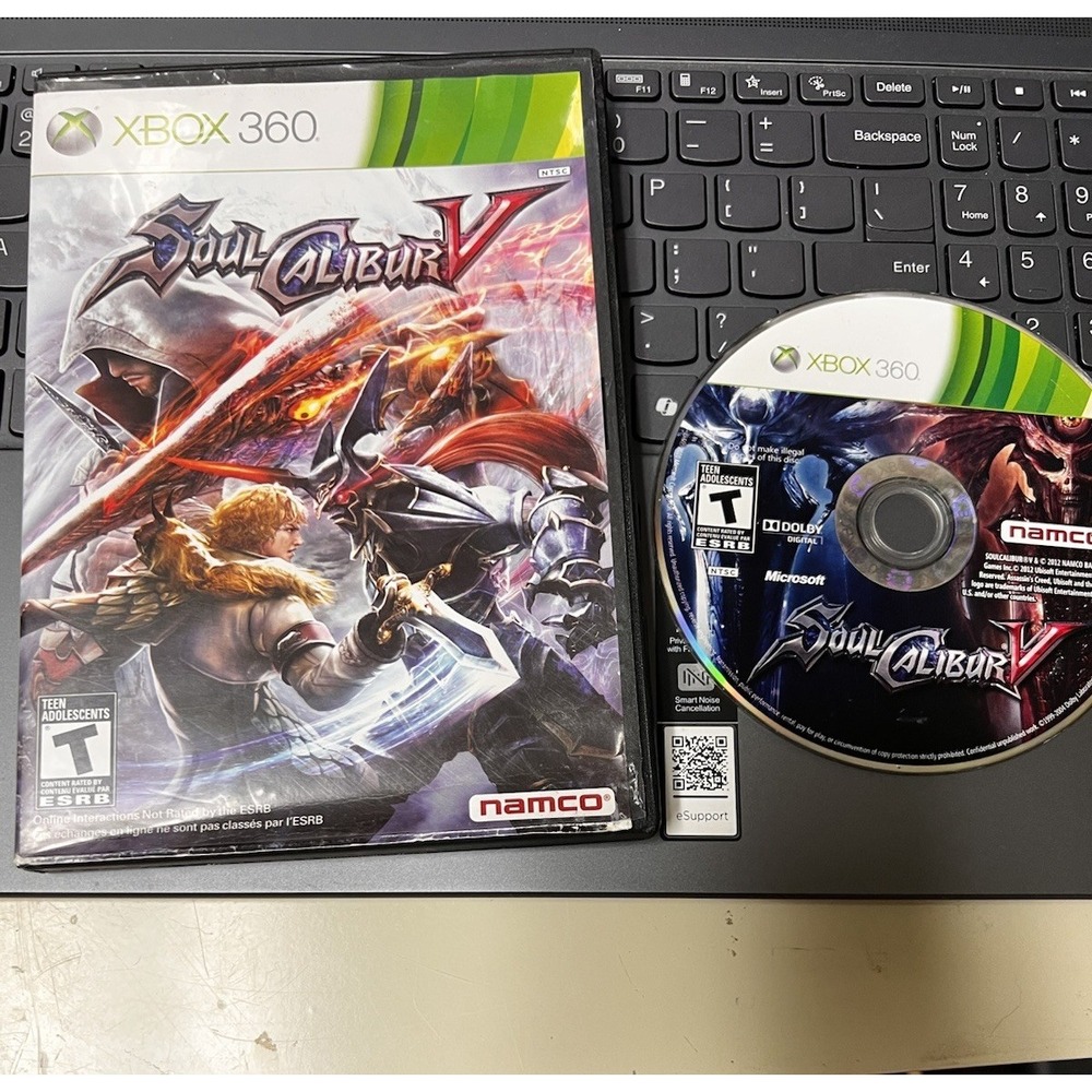 SoulCalibur V 5 Microsoft‎ Xbox 360 Namco Fighting Game 2012 T Rating
